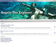 Tablet Screenshot of angelotheexplorer.com